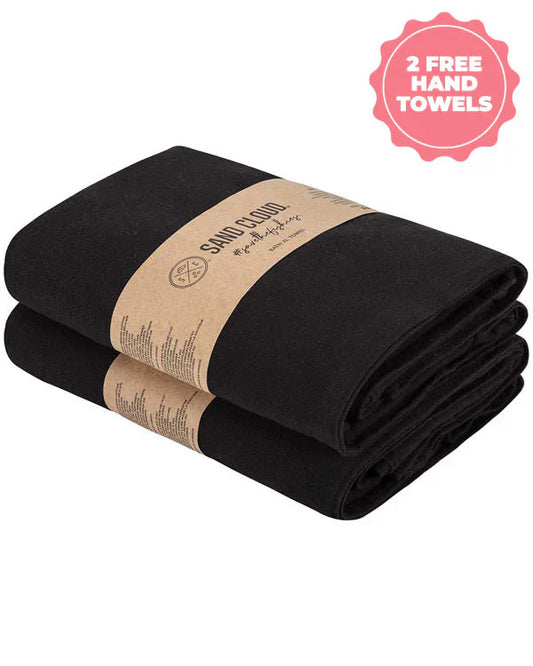 Terra Fringeless XL Bath Bundle - Black
