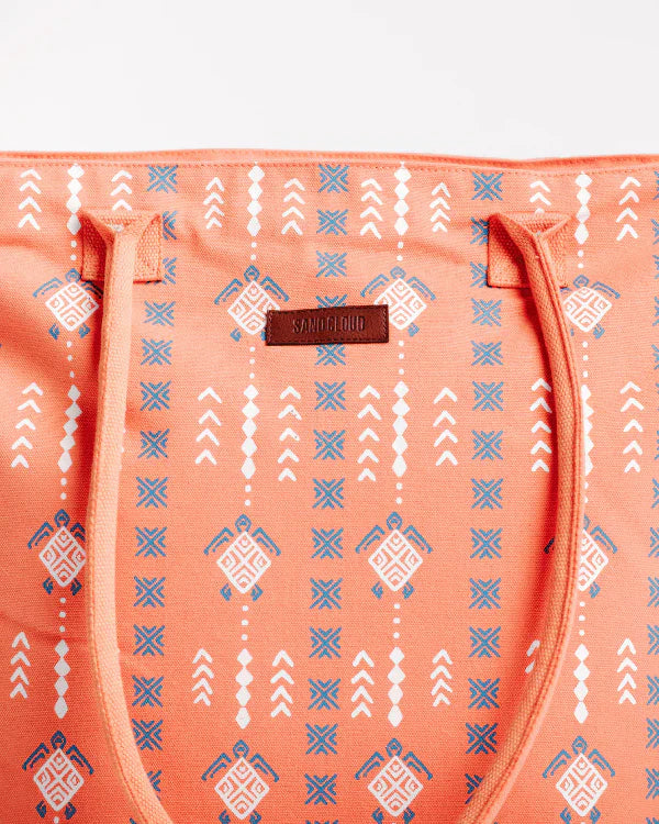 Diamond Mudcloth Beach Tote