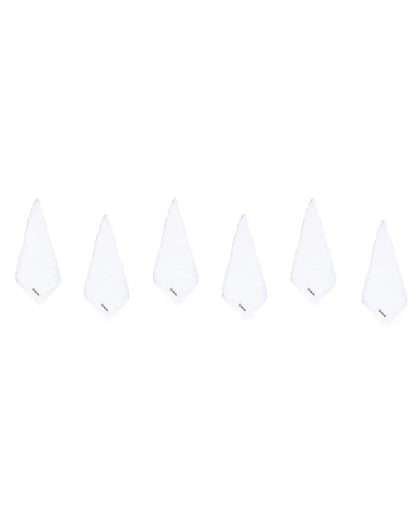 Atom Washcloth Bath Bundle - White - 6 Pack