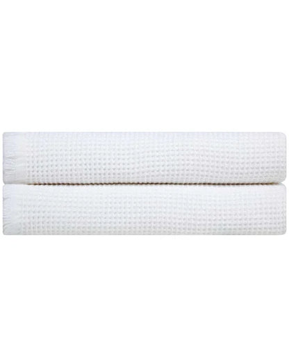 Micro Waffle XL Bath Bundle - 2 Pack -White