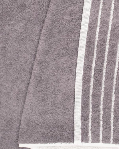 Micro Stripe Bath Bundle - 2 Pack - Grey