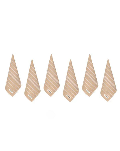 Classic Bath Washcloth Bundle- 6 Pack - Sand