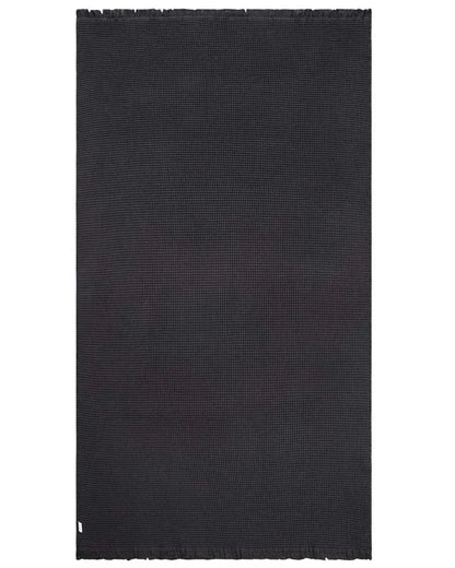 Micro Waffle XL Bath Bundle - 2 Pack - Black