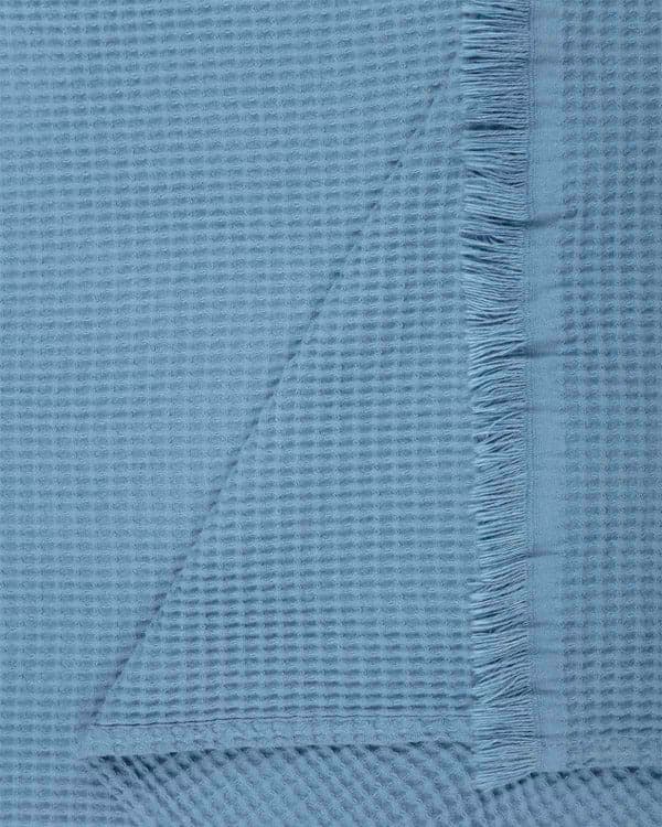 Micro Waffle XL Bath Bundle - 2 Pack -Slate Blue