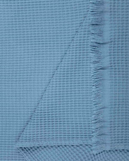 Micro Waffle XL Bath Bundle - 2 Pack -Slate Blue