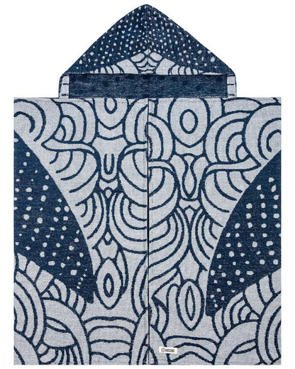 Whale Shark Hooded Kids Bath Towel