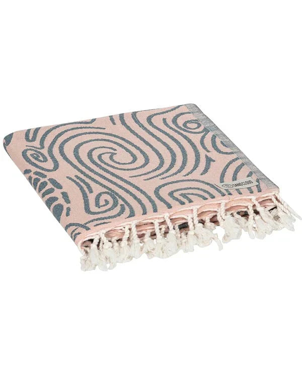 Swirl Turtle Dusty Pink