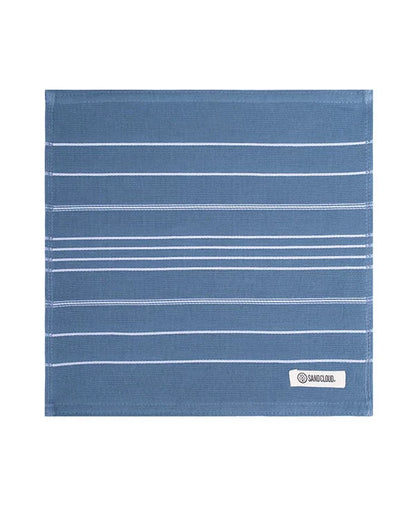 Classic Bath Washcloth Bundle- 6 Pack - Slate Blue