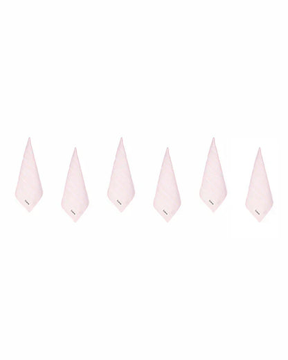 Classic Bath Washcloth Bundle- 6 Pack - Calcite Pink