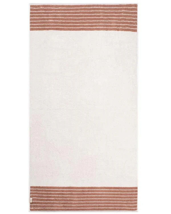 Micro Stripe Bath Bundle - 2 Pack - Warm Taupe