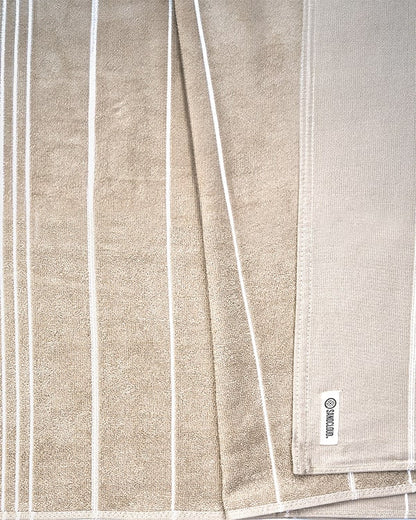 Classic Fringeless XL Bath Bundle - Sand