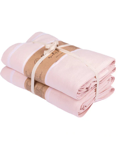 Classic Fringeless XL Bath Bundle - Calcite Pink
