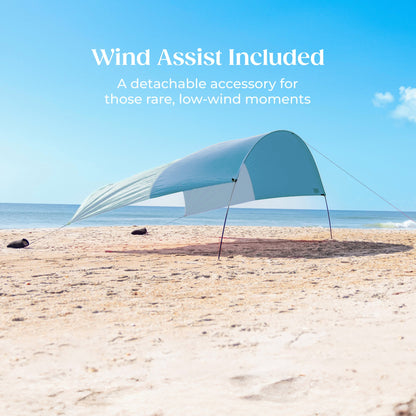 Shibumi Shade with Wind Assist - Summer Sky