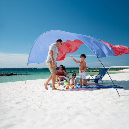 Shibumi Shade with Wind Assist - Coral