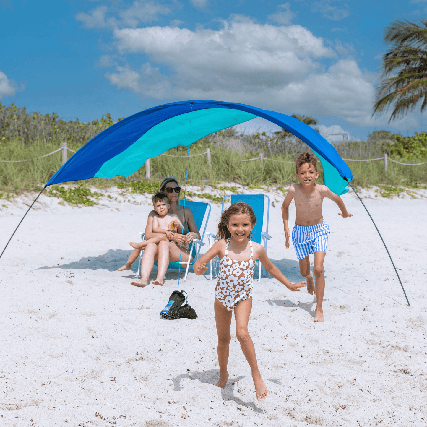 Shibumi Shade with Wind Assist - Ocean
