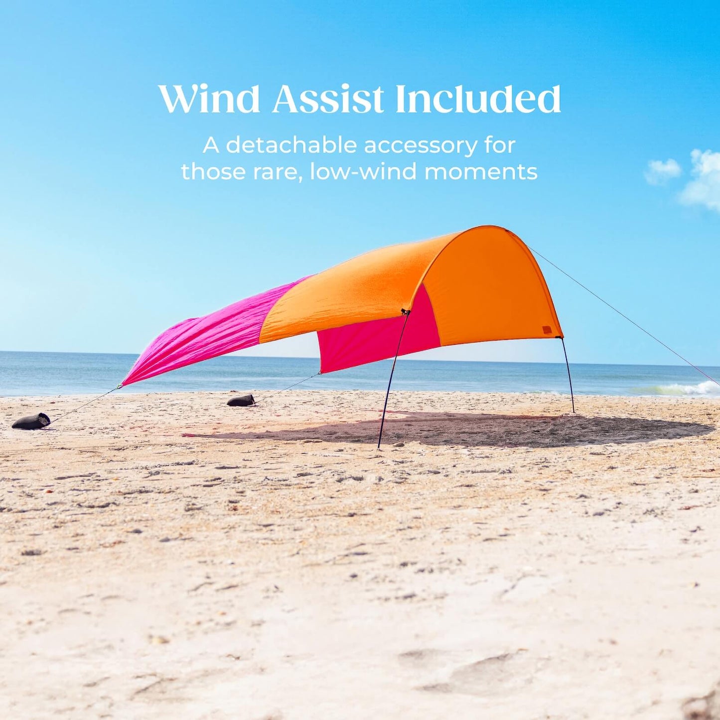 Shibumi Shade with Wind Assist - Sunset