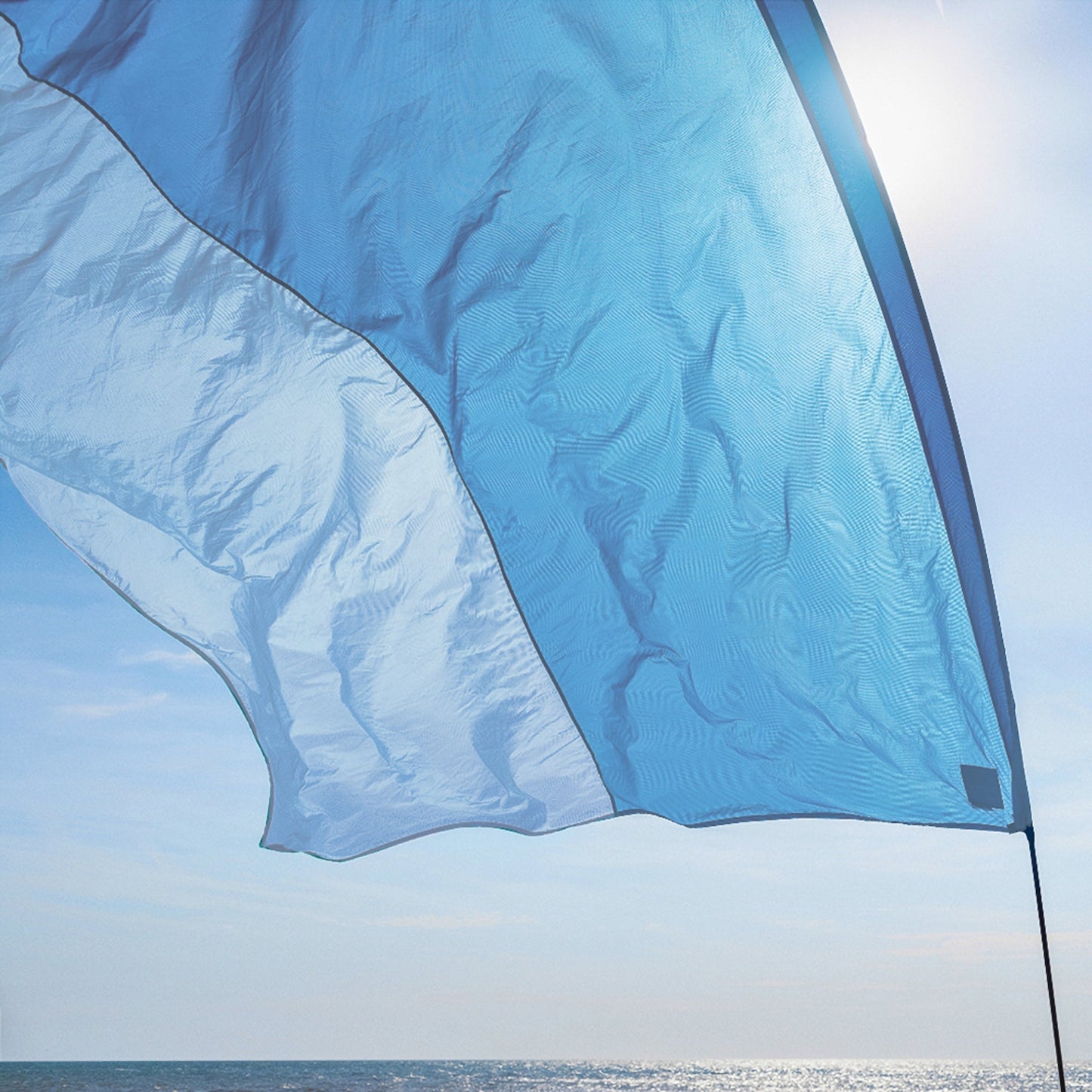 Shibumi Shade with Wind Assist - Summer Sky