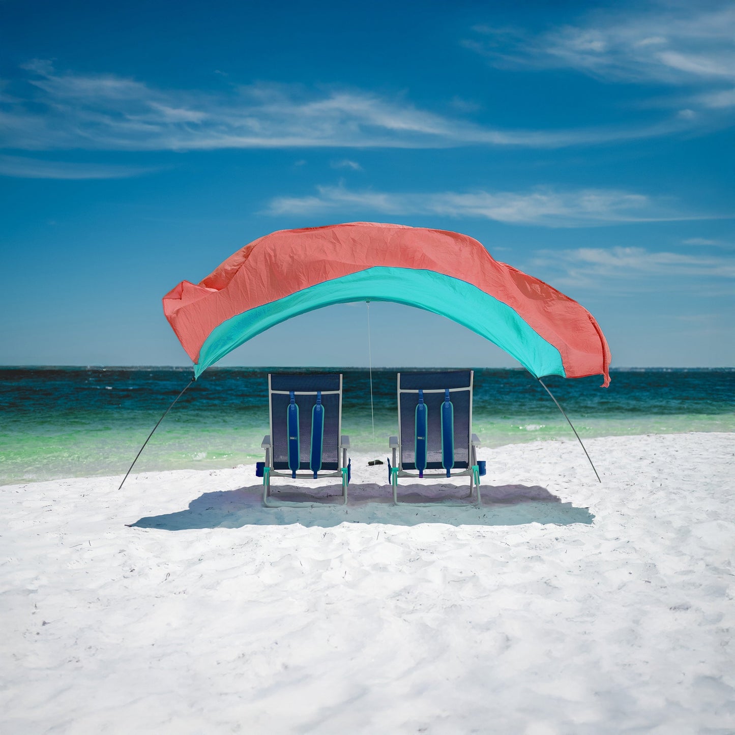 Shibumi Shade with Wind Assist - Sea Glass