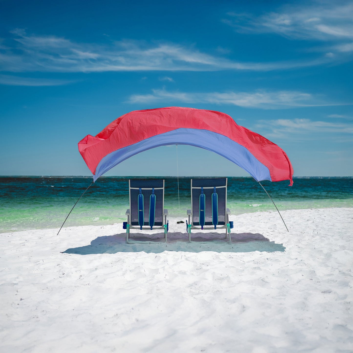 Shibumi Shade with Wind Assist - Coral