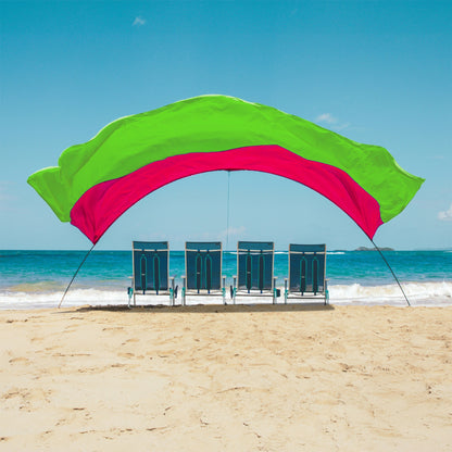 Shibumi Shade with Wind Assist - Hibiscus