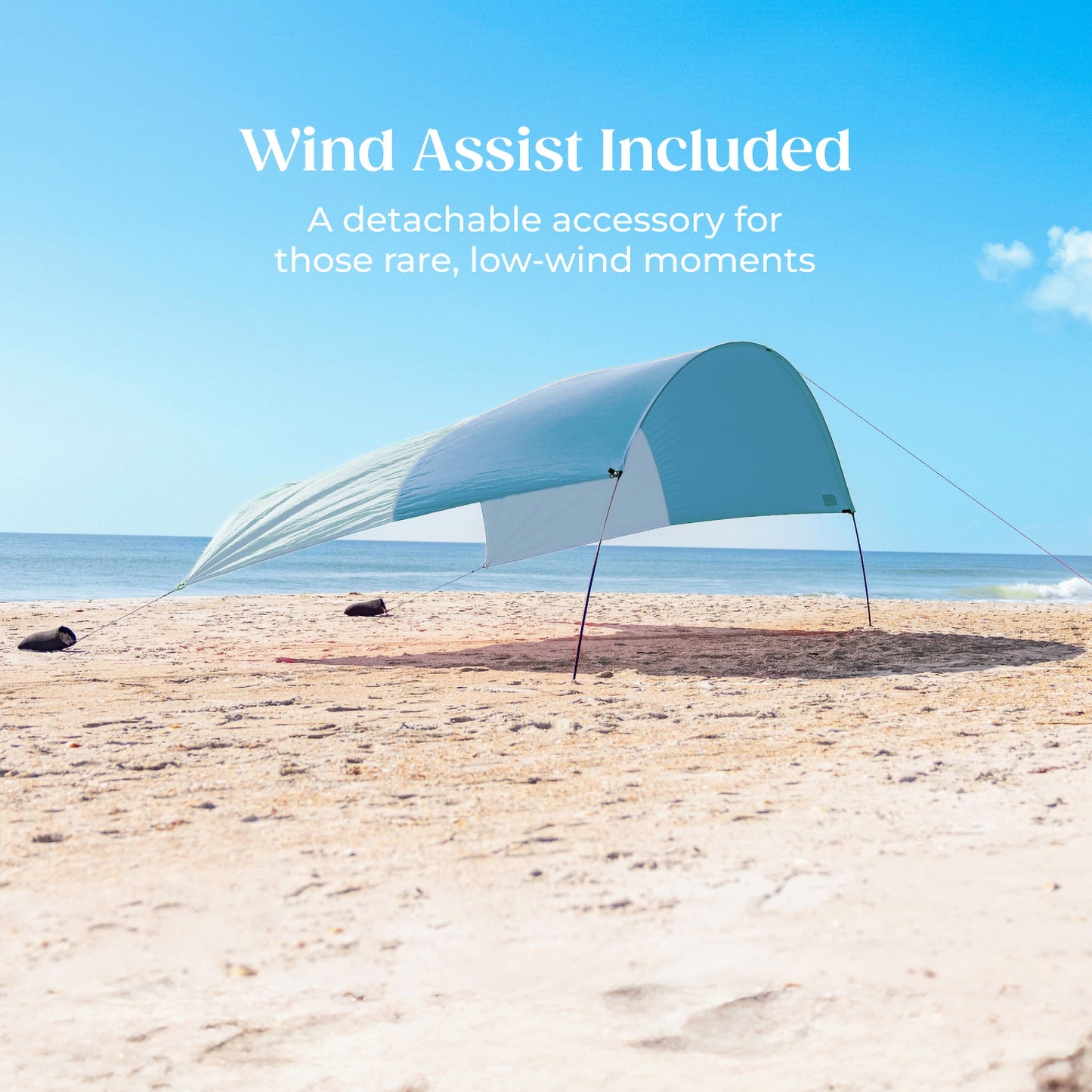 Shibumi Shade with Wind Assist - Summer Sky